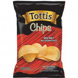 Tottis Chips Αλάτι Χωρίς ΠΤ 90γρ