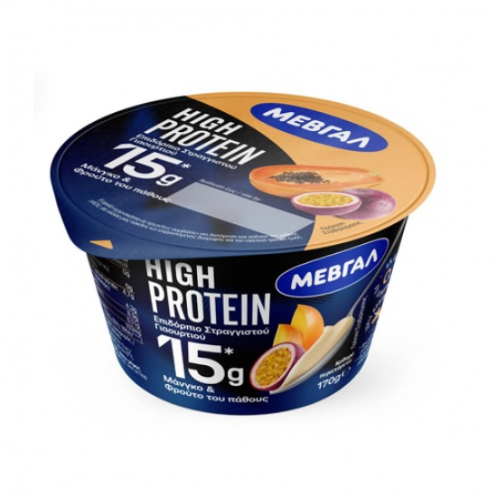 Μεβγάλ High Protein(15γρ πρωτείνης) επιδόρπιο mango-passion fruit 170γρ