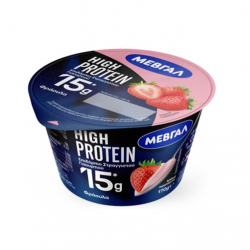 Μεβγάλ High Protein(15γρ πρωτείνης) επιδόρπιο φράουλα 170γρ