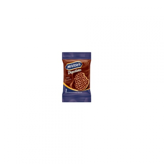 McVitie´s Μπισκότα Digestives με σοκ. γάλακτος 33γρ (2τεμ/συσκ.)