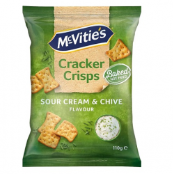 McVitie´s Crackers Crisps Sour Cream & Σχοινόπρασο 110γρ