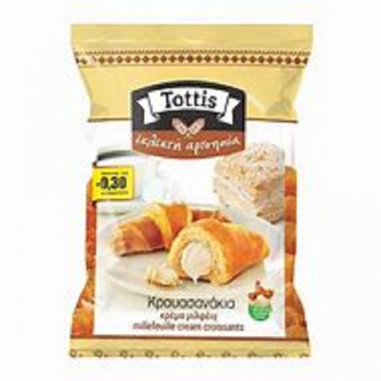 Tottis Fine Bakery Κρουασανάκια Μιλφέιγ 300γρ (-0.3€)