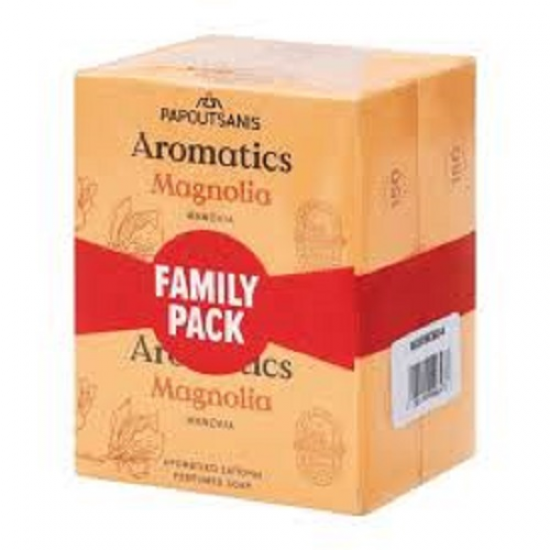 Σαπούνι Papoutsanis aromatics Magnolia 4*100γρ.