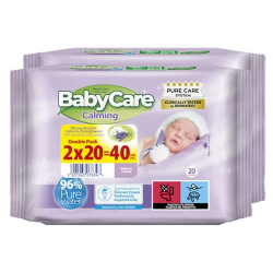 Μωρομάντηλα BabyCare Calming mini Doublepack 2x20