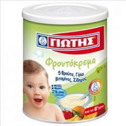 ΓΙΩΤΗΣ Βρεφική Κρέμα Φρουτόκρεμα 5 Φρούτα 300γρ