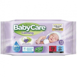 Μωροπετσέτες BabyCare calming Refill 72Τ