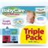 Μωροπετσέτες BabyCare 0% Perfume Triple Pack 3*54