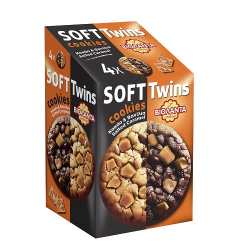 Βιολάντα Soft Cookies Twins Κακάο & Βανίλια -Caramel 160g