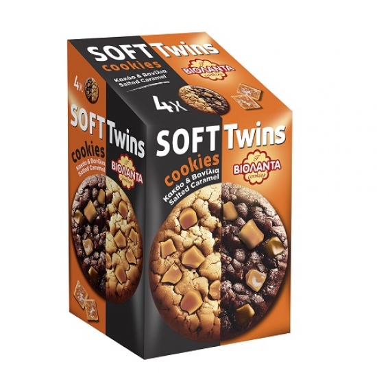 Βιολάντα Soft Cookies Twins Κακάο & Βανίλια -Caramel 160g Βιολάντα Soft Cookies Twins Κακάο & Βανίλια -Caramel 160g