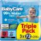 Μωρομάντηλα BabyCare 99% Water Triple Pack 3*72Τ