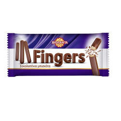 Βιολάντα σοκολατένια μπισκότα fingers 120γρ.