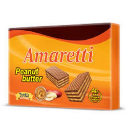 Amaretti γκοφρέτα με peanut butter 68γρ.