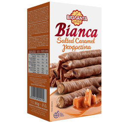 Βιολάντα Bianca γκοφρετίνια με αλμυρή καραμέλα 160γρ.