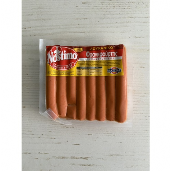 Πασσιάς Λουκάνικο Φρανκφούρτης Nostimo Ψιλά 267γρ (131324)
