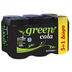 Green Cola 330ml (5+1Δ)