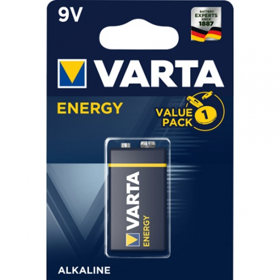 Μπαταρία Varta alkaline 9V