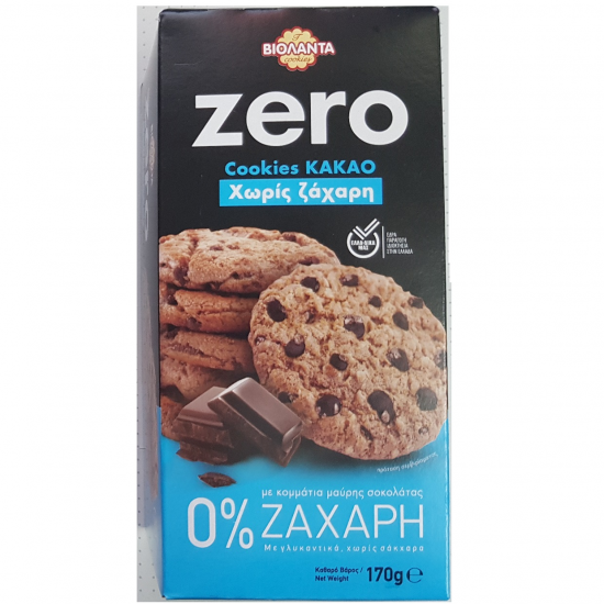 Βιολάντα Cookies Κακάο ZERO 170γρ.