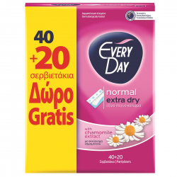 Σερβιετάκι EveryDay Extra Dry (REGULAR) NORMAL ECONOMY 40+20 ΔΩΡΟ