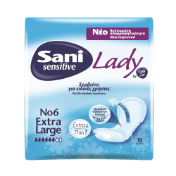 Sani Lady Sensitive Extra Large No6 / 10 TEM