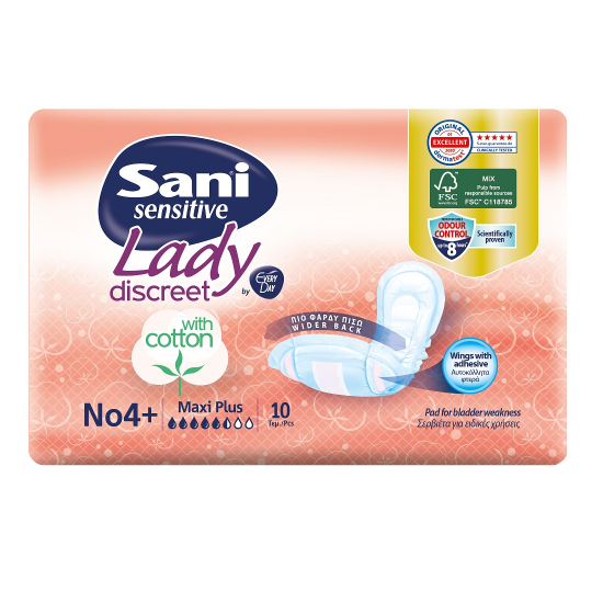 Sani Lady Sensitive maxi plus No4+/10 Sani Lady Sensitive maxi plus No4+/10