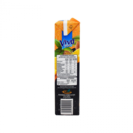 Viva Fresh φυσικός χυμός πορτοκάλι 1lt