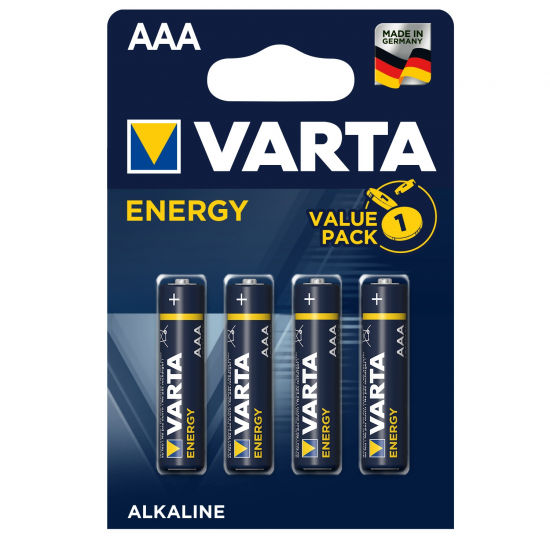 Μπαταρία Varta energy simply alkaline 3AAA 4άδα