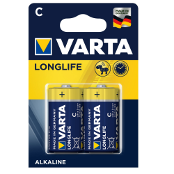 Μπαταρία Varta long life alkaline C 2άδα