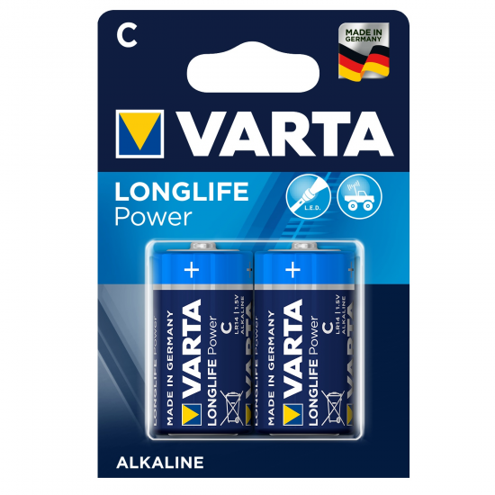 Μπαταρία Varta long life power alkaline C 2άδα