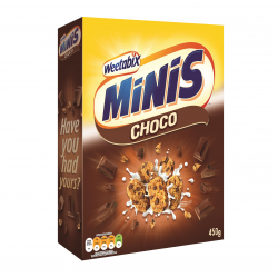 Weetabix Δημητριακά MINIBIX chocolate 450γρ.