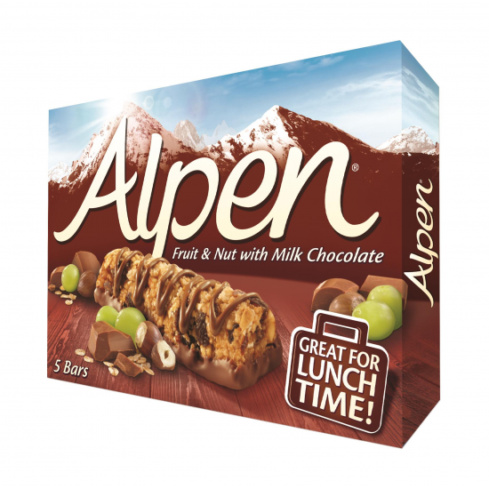 Alpen FRUIT&NUT&CHOC BARS ΔΗΜ. 10X5Χ29γρ.