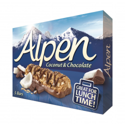 Alpen COCONUT&CHOC BARS ΔΗΜ. 10X5Χ29γρ.