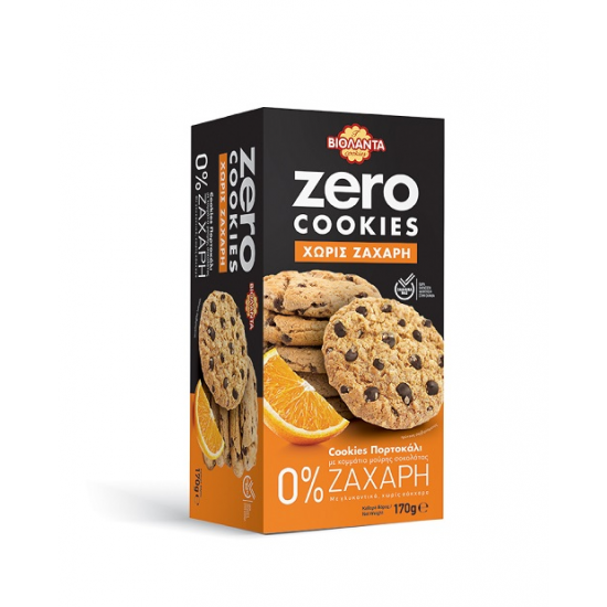 Βιολάντα Cookies Πορτοκάλι ZERO 170γρ.