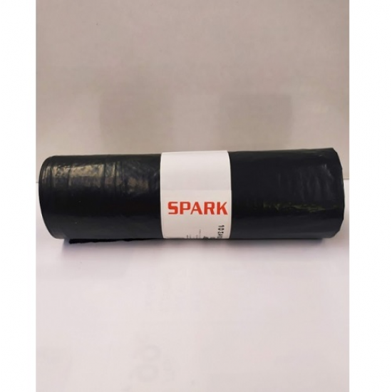 Σακούλες απορριμάτων βαρέως τύπου Spark γίγας μαύρη 80*110 10τεμ