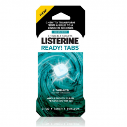 Listerine Go Tabs 8ct 6τεμ display