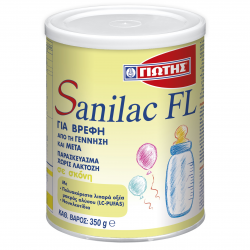 ΓΙΩΤΗΣ Βρεφικό Γάλα Sanilac FL χωρίς λακτόζη.