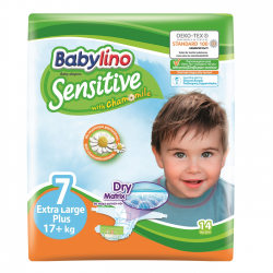 Πάνες Babylino Sensitive No7 15+KG / 14T Extra Large Plus
