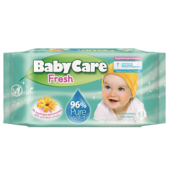 Μωρομάντηλα BabyCare Fresh (PURE) Refill 63τεμ