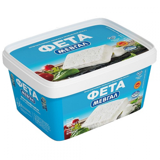 Μεβγάλ τυρί φέτα Π.Ο.Π τάπερ (-0,30€) 400γρ. Μεβγάλ τυρί φέτα Π.Ο.Π τάπερ (-0,30€) 400γρ.