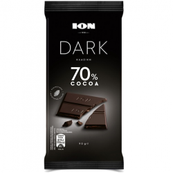 IOΝ σοκολάτα dark 70% κακάο 90γρ.