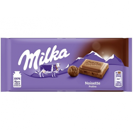 Milka Σοκολάτα Noisette 100γρ.