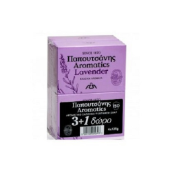 Σαπούνι Papoutsanis aromatics Levanta 100γρ. (3+1Δώρο)