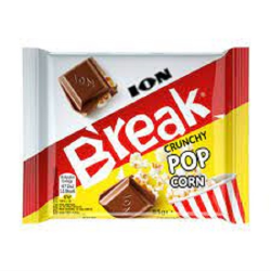 IOΝ Break σοκολάτα γάλακτος με τραγανό Pop Corn 85γρ.