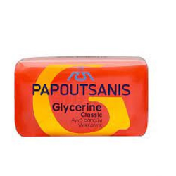 Σαπούνι Papoutsanis γλυκερίνης κόκκινο 125γρ.